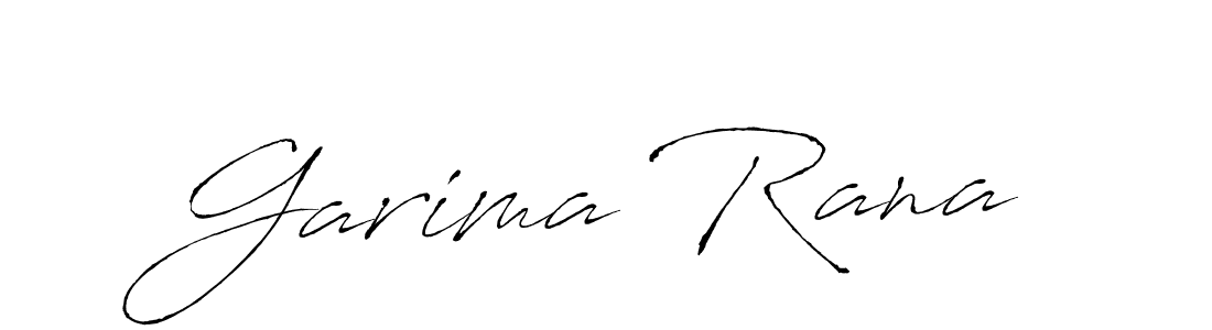 Make a beautiful signature design for name Garima Rana. With this signature (Antro_Vectra) style, you can create a handwritten signature for free. Garima Rana signature style 6 images and pictures png