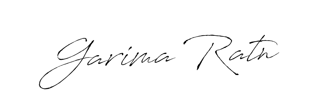 Make a beautiful signature design for name Garima Ratn. With this signature (Antro_Vectra) style, you can create a handwritten signature for free. Garima Ratn signature style 6 images and pictures png