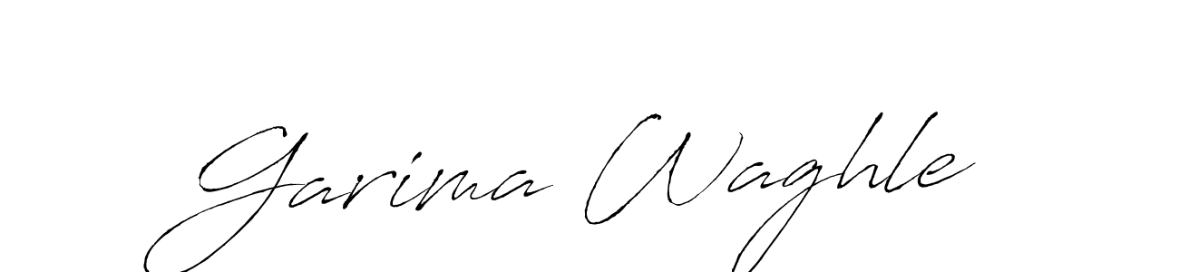 Garima Waghle stylish signature style. Best Handwritten Sign (Antro_Vectra) for my name. Handwritten Signature Collection Ideas for my name Garima Waghle. Garima Waghle signature style 6 images and pictures png