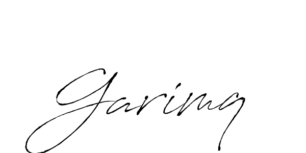 Design your own signature with our free online signature maker. With this signature software, you can create a handwritten (Antro_Vectra) signature for name Garimq. Garimq signature style 6 images and pictures png