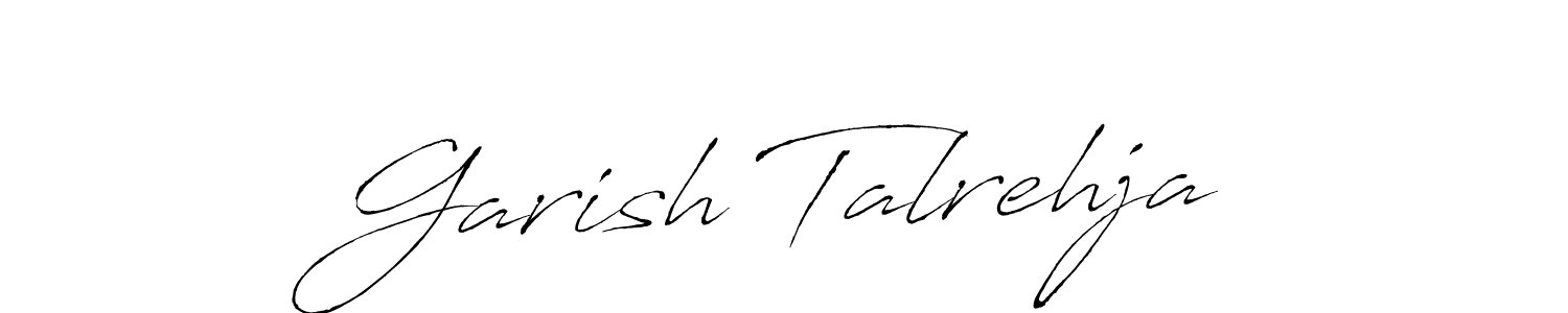 Antro_Vectra is a professional signature style that is perfect for those who want to add a touch of class to their signature. It is also a great choice for those who want to make their signature more unique. Get Garish Talrehja name to fancy signature for free. Garish Talrehja signature style 6 images and pictures png