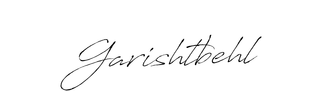 Also we have Garishtbehl name is the best signature style. Create professional handwritten signature collection using Antro_Vectra autograph style. Garishtbehl signature style 6 images and pictures png