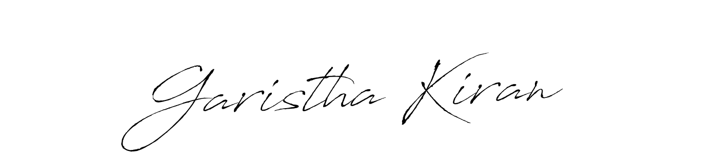 Also You can easily find your signature by using the search form. We will create Garistha Kiran name handwritten signature images for you free of cost using Antro_Vectra sign style. Garistha Kiran signature style 6 images and pictures png