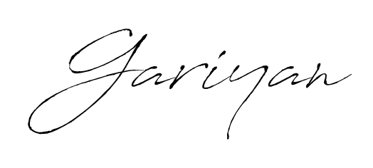 Make your name Gariyan memorable on every contract using Antro_Vectra autograph style. Instant transparent background export available. Gariyan signature style 6 images and pictures png