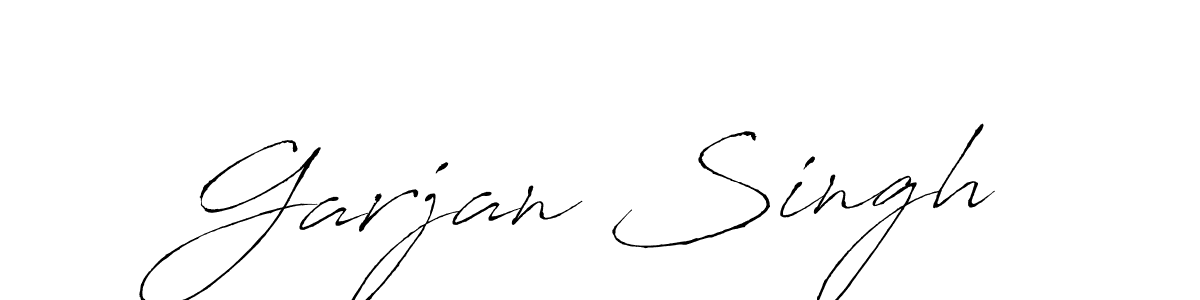 Make a beautiful signature design for name Garjan Singh. Use this online signature maker to create a handwritten signature for free. Garjan Singh signature style 6 images and pictures png