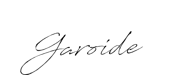 Design your own signature with our free online signature maker. With this signature software, you can create a handwritten (Antro_Vectra) signature for name Garoide. Garoide signature style 6 images and pictures png
