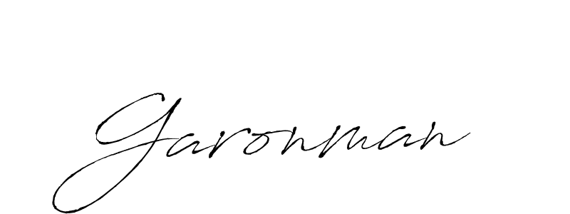 Create a beautiful signature design for name Garonman. With this signature (Antro_Vectra) fonts, you can make a handwritten signature for free. Garonman signature style 6 images and pictures png