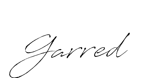 How to make Garred name signature. Use Antro_Vectra style for creating short signs online. This is the latest handwritten sign. Garred signature style 6 images and pictures png