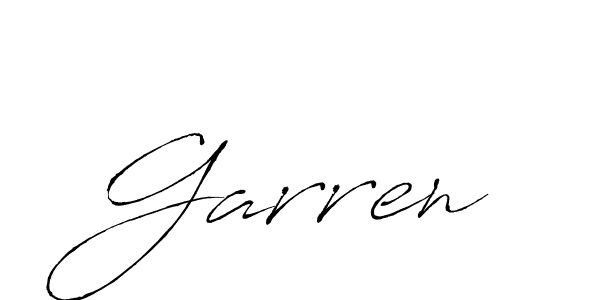 if you are searching for the best signature style for your name Garren. so please give up your signature search. here we have designed multiple signature styles  using Antro_Vectra. Garren signature style 6 images and pictures png