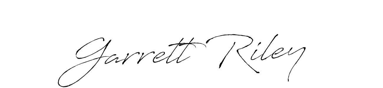 Garrett Riley stylish signature style. Best Handwritten Sign (Antro_Vectra) for my name. Handwritten Signature Collection Ideas for my name Garrett Riley. Garrett Riley signature style 6 images and pictures png