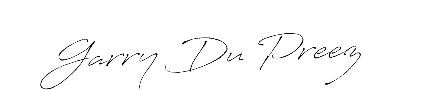The best way (Antro_Vectra) to make a short signature is to pick only two or three words in your name. The name Garry Du Preez include a total of six letters. For converting this name. Garry Du Preez signature style 6 images and pictures png