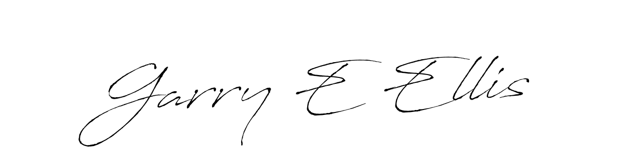 How to make Garry E Ellis signature? Antro_Vectra is a professional autograph style. Create handwritten signature for Garry E Ellis name. Garry E Ellis signature style 6 images and pictures png