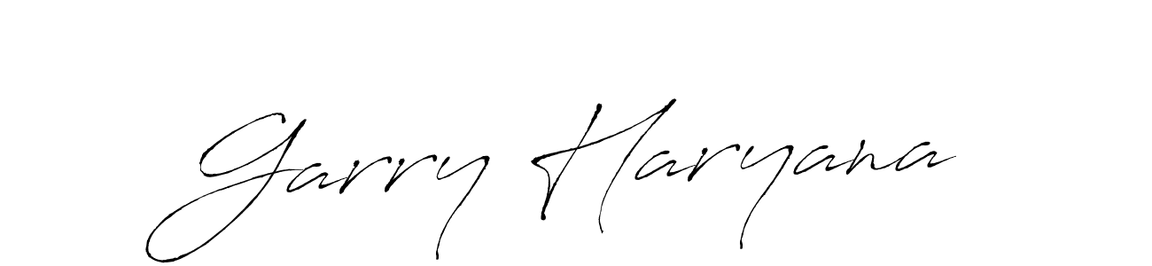 Similarly Antro_Vectra is the best handwritten signature design. Signature creator online .You can use it as an online autograph creator for name Garry Haryana. Garry Haryana signature style 6 images and pictures png