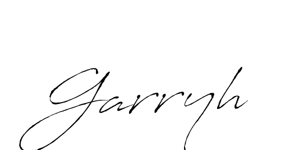 Use a signature maker to create a handwritten signature online. With this signature software, you can design (Antro_Vectra) your own signature for name Garryh. Garryh signature style 6 images and pictures png