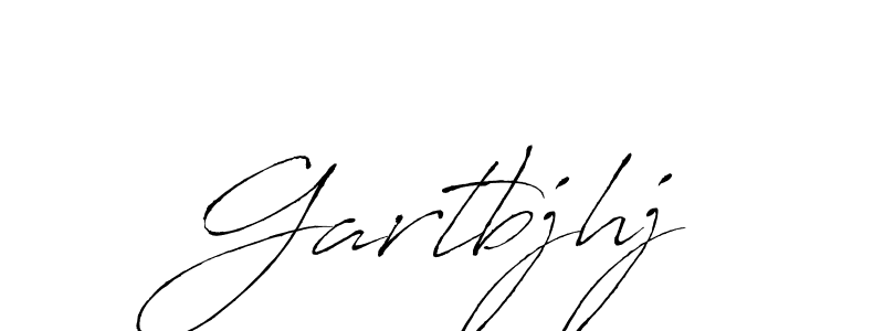 Make a beautiful signature design for name Gartbjhj. With this signature (Antro_Vectra) style, you can create a handwritten signature for free. Gartbjhj signature style 6 images and pictures png