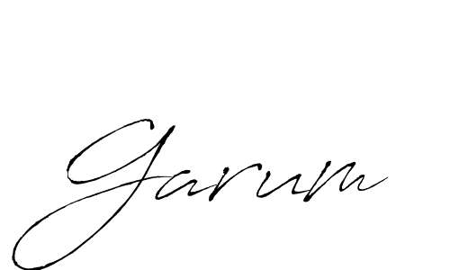 Garum stylish signature style. Best Handwritten Sign (Antro_Vectra) for my name. Handwritten Signature Collection Ideas for my name Garum. Garum signature style 6 images and pictures png