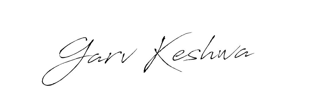 Use a signature maker to create a handwritten signature online. With this signature software, you can design (Antro_Vectra) your own signature for name Garv Keshwa. Garv Keshwa signature style 6 images and pictures png