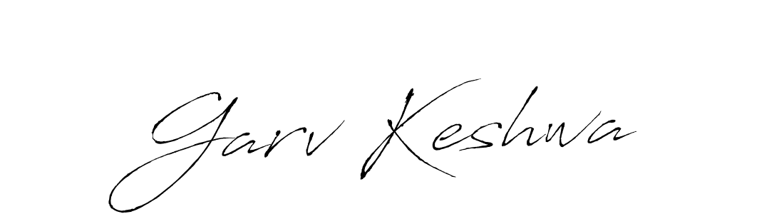 The best way (Antro_Vectra) to make a short signature is to pick only two or three words in your name. The name Garv Keshwa include a total of six letters. For converting this name. Garv Keshwa signature style 6 images and pictures png