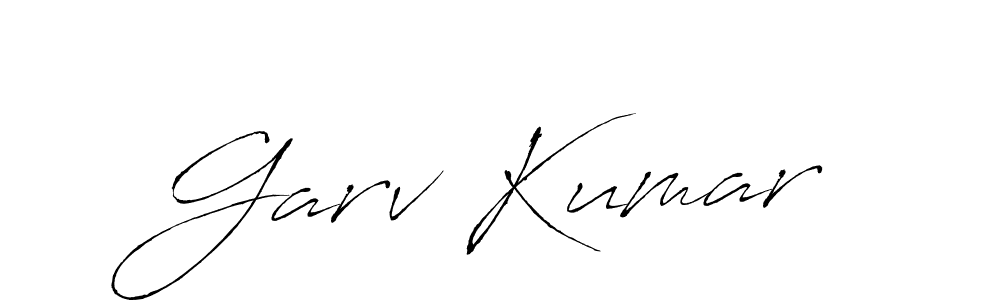 It looks lik you need a new signature style for name Garv Kumar. Design unique handwritten (Antro_Vectra) signature with our free signature maker in just a few clicks. Garv Kumar signature style 6 images and pictures png