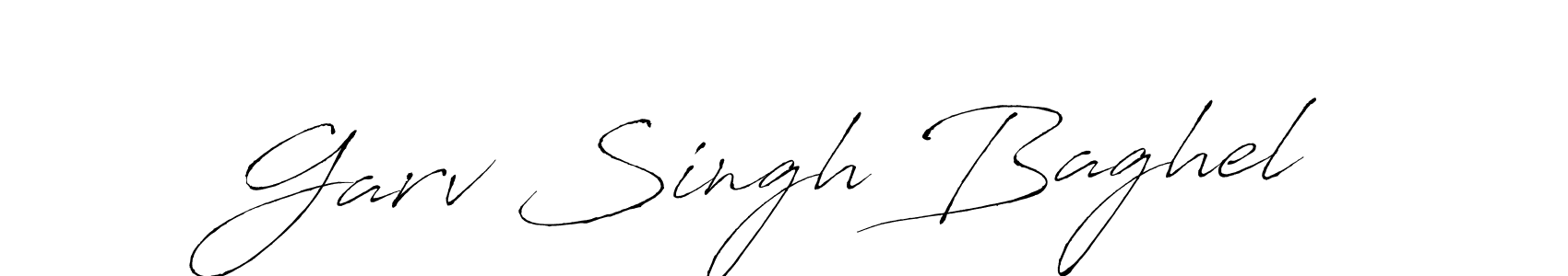 Also we have Garv Singh Baghel name is the best signature style. Create professional handwritten signature collection using Antro_Vectra autograph style. Garv Singh Baghel signature style 6 images and pictures png