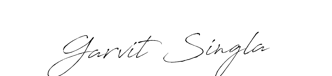 The best way (Antro_Vectra) to make a short signature is to pick only two or three words in your name. The name Garvit Singla include a total of six letters. For converting this name. Garvit Singla signature style 6 images and pictures png