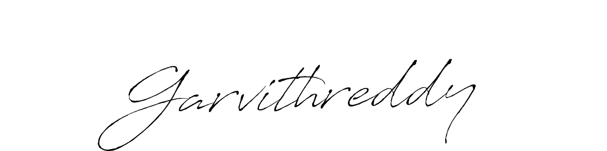 Also we have Garvithreddy name is the best signature style. Create professional handwritten signature collection using Antro_Vectra autograph style. Garvithreddy signature style 6 images and pictures png