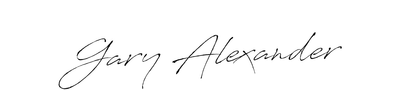 Use a signature maker to create a handwritten signature online. With this signature software, you can design (Antro_Vectra) your own signature for name Gary Alexander. Gary Alexander signature style 6 images and pictures png