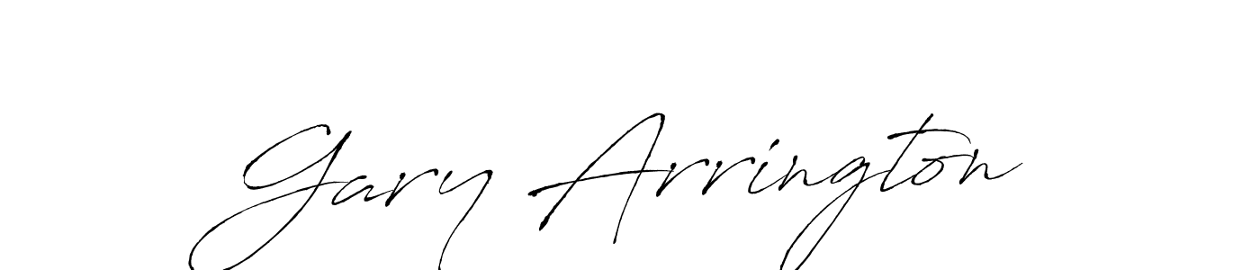 You should practise on your own different ways (Antro_Vectra) to write your name (Gary Arrington) in signature. don't let someone else do it for you. Gary Arrington signature style 6 images and pictures png