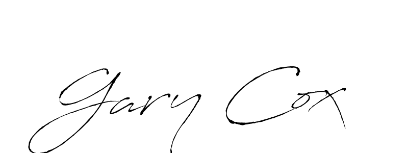 How to make Gary Cox name signature. Use Antro_Vectra style for creating short signs online. This is the latest handwritten sign. Gary Cox signature style 6 images and pictures png