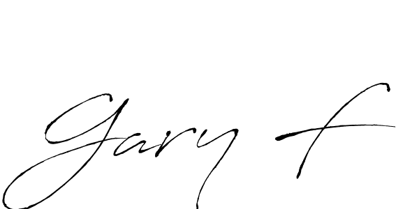 It looks lik you need a new signature style for name Gary F. Design unique handwritten (Antro_Vectra) signature with our free signature maker in just a few clicks. Gary F signature style 6 images and pictures png