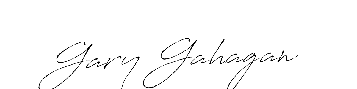 How to make Gary Gahagan signature? Antro_Vectra is a professional autograph style. Create handwritten signature for Gary Gahagan name. Gary Gahagan signature style 6 images and pictures png