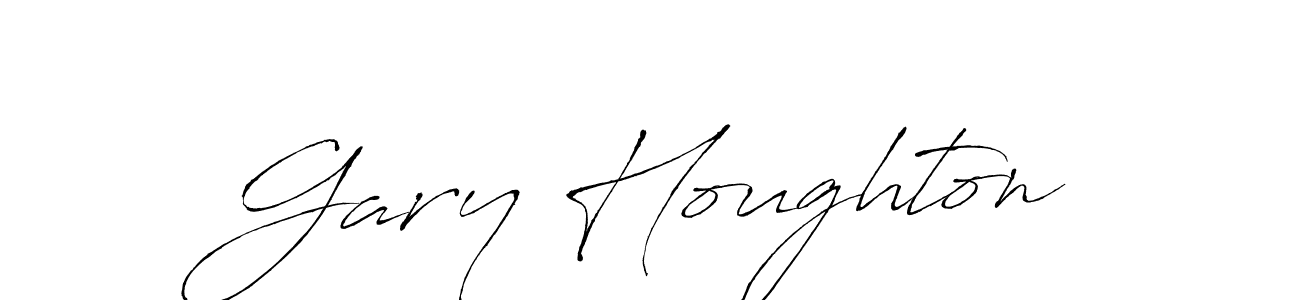 You should practise on your own different ways (Antro_Vectra) to write your name (Gary Houghton) in signature. don't let someone else do it for you. Gary Houghton signature style 6 images and pictures png