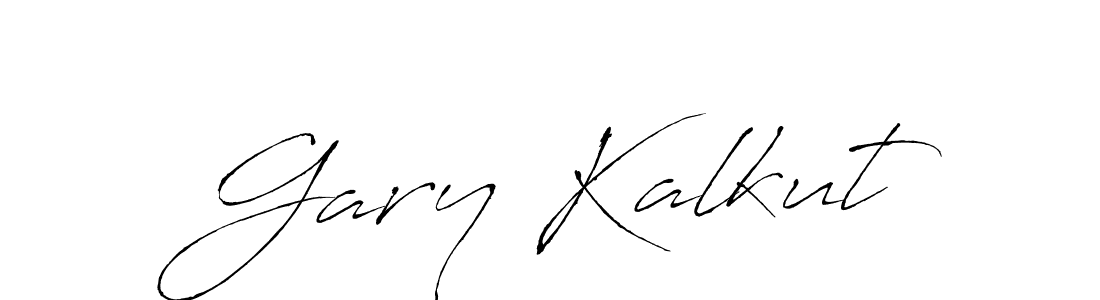How to make Gary Kalkut name signature. Use Antro_Vectra style for creating short signs online. This is the latest handwritten sign. Gary Kalkut signature style 6 images and pictures png