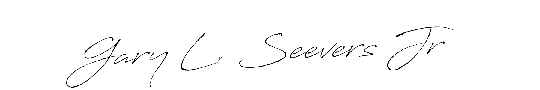 Use a signature maker to create a handwritten signature online. With this signature software, you can design (Antro_Vectra) your own signature for name Gary L. Seevers Jr. Gary L. Seevers Jr signature style 6 images and pictures png