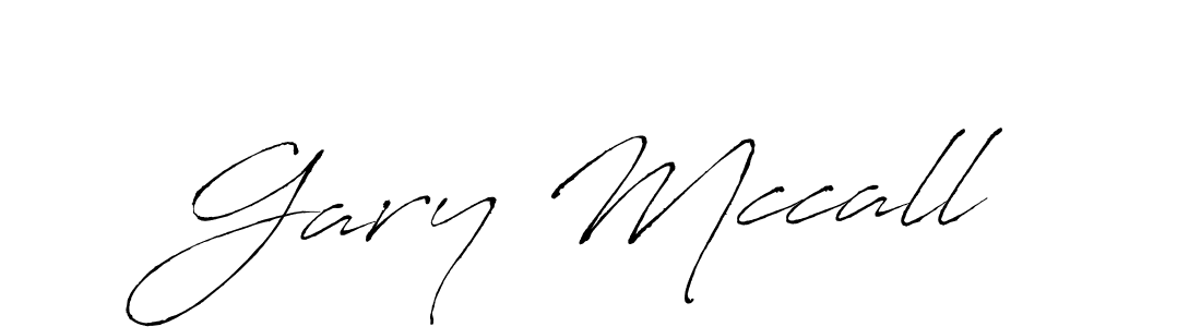 How to make Gary Mccall name signature. Use Antro_Vectra style for creating short signs online. This is the latest handwritten sign. Gary Mccall signature style 6 images and pictures png