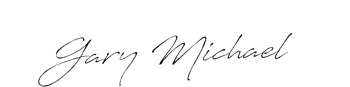 Design your own signature with our free online signature maker. With this signature software, you can create a handwritten (Antro_Vectra) signature for name Gary Michael. Gary Michael signature style 6 images and pictures png