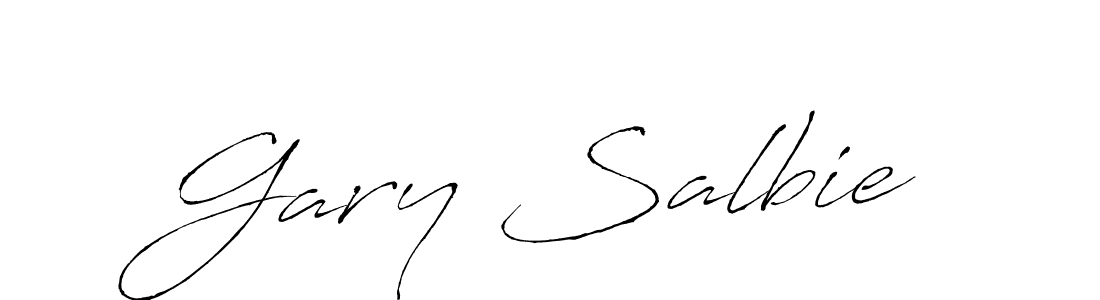 Gary Salbie stylish signature style. Best Handwritten Sign (Antro_Vectra) for my name. Handwritten Signature Collection Ideas for my name Gary Salbie. Gary Salbie signature style 6 images and pictures png