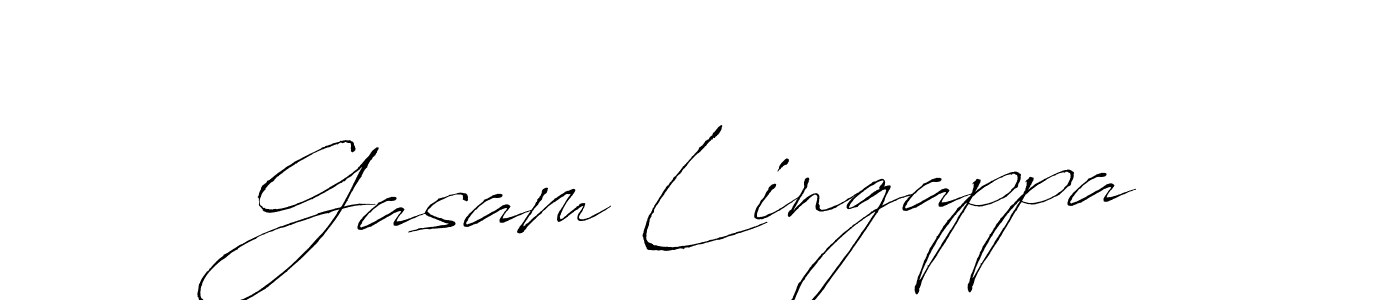 It looks lik you need a new signature style for name Gasam Lingappa. Design unique handwritten (Antro_Vectra) signature with our free signature maker in just a few clicks. Gasam Lingappa signature style 6 images and pictures png