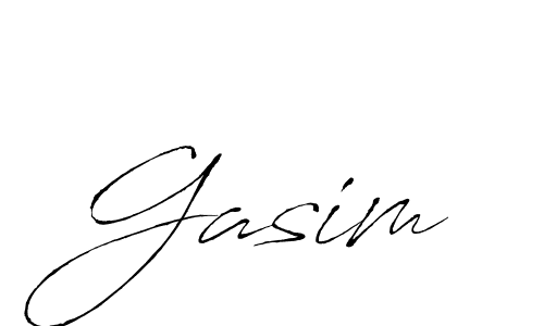 Design your own signature with our free online signature maker. With this signature software, you can create a handwritten (Antro_Vectra) signature for name Gasim. Gasim signature style 6 images and pictures png