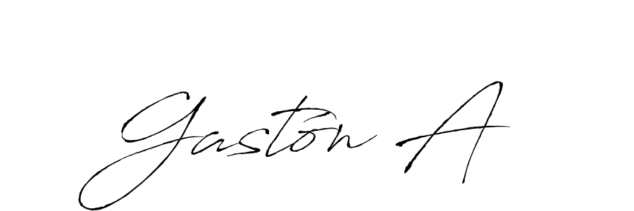 The best way (Antro_Vectra) to make a short signature is to pick only two or three words in your name. The name Gastón A include a total of six letters. For converting this name. Gastón A signature style 6 images and pictures png