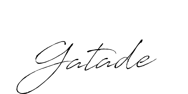 Also we have Gatade name is the best signature style. Create professional handwritten signature collection using Antro_Vectra autograph style. Gatade signature style 6 images and pictures png