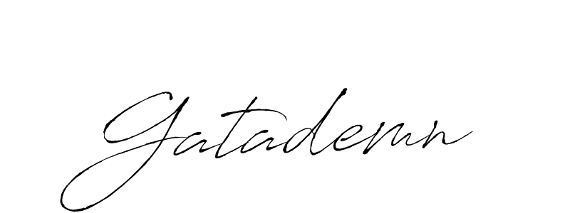 It looks lik you need a new signature style for name Gatademn. Design unique handwritten (Antro_Vectra) signature with our free signature maker in just a few clicks. Gatademn signature style 6 images and pictures png