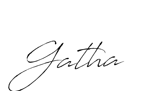 Make a beautiful signature design for name Gatha. Use this online signature maker to create a handwritten signature for free. Gatha signature style 6 images and pictures png