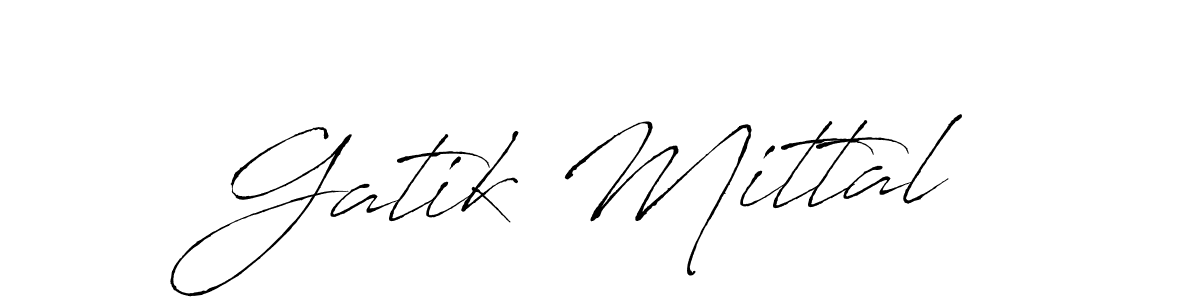 This is the best signature style for the Gatik Mittal name. Also you like these signature font (Antro_Vectra). Mix name signature. Gatik Mittal signature style 6 images and pictures png