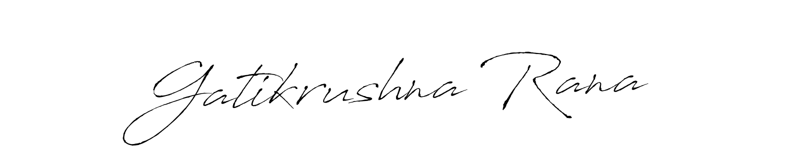Make a beautiful signature design for name Gatikrushna Rana. Use this online signature maker to create a handwritten signature for free. Gatikrushna Rana signature style 6 images and pictures png