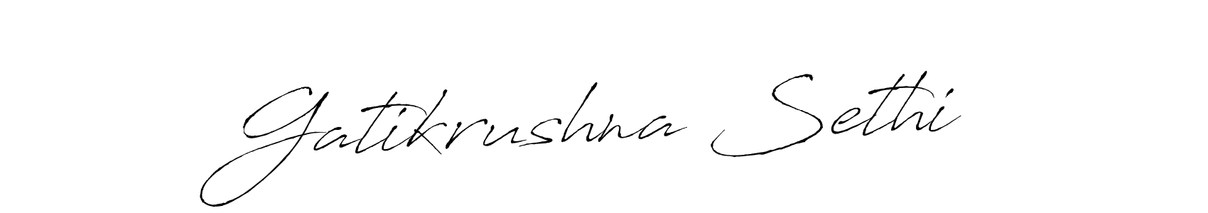 Once you've used our free online signature maker to create your best signature Antro_Vectra style, it's time to enjoy all of the benefits that Gatikrushna Sethi name signing documents. Gatikrushna Sethi signature style 6 images and pictures png