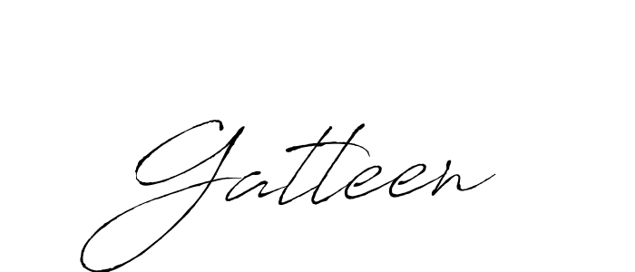 Create a beautiful signature design for name Gatleen. With this signature (Antro_Vectra) fonts, you can make a handwritten signature for free. Gatleen signature style 6 images and pictures png