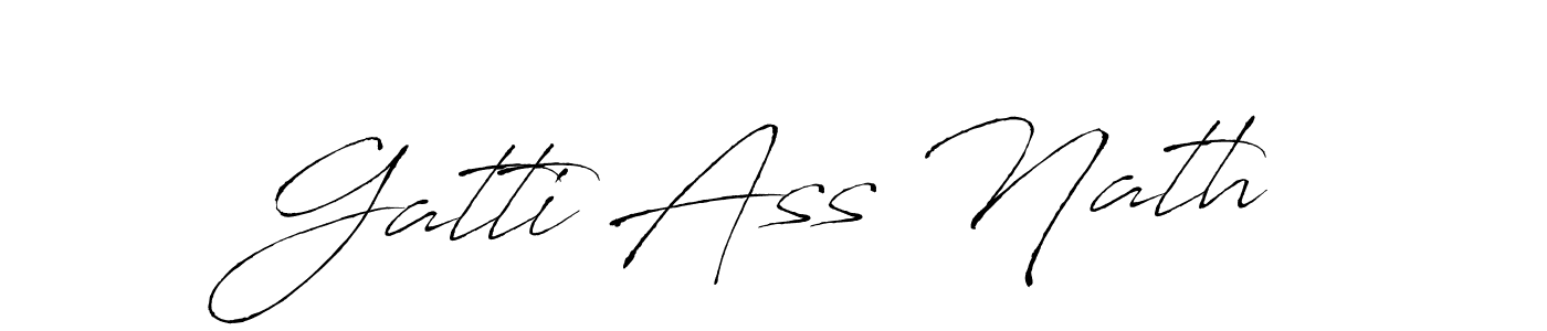 Gatti Ass Nath stylish signature style. Best Handwritten Sign (Antro_Vectra) for my name. Handwritten Signature Collection Ideas for my name Gatti Ass Nath. Gatti Ass Nath signature style 6 images and pictures png