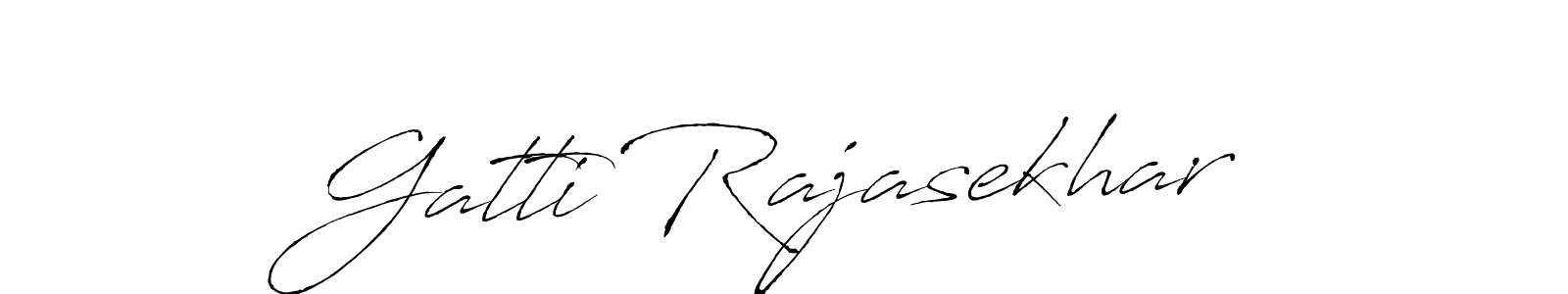 It looks lik you need a new signature style for name Gatti Rajasekhar. Design unique handwritten (Antro_Vectra) signature with our free signature maker in just a few clicks. Gatti Rajasekhar signature style 6 images and pictures png