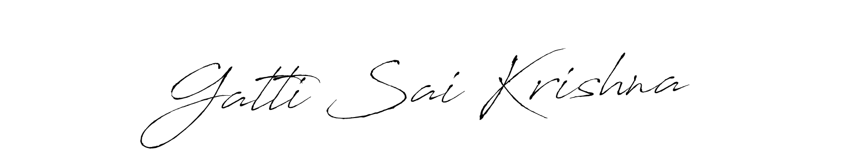 How to make Gatti Sai Krishna signature? Antro_Vectra is a professional autograph style. Create handwritten signature for Gatti Sai Krishna name. Gatti Sai Krishna signature style 6 images and pictures png